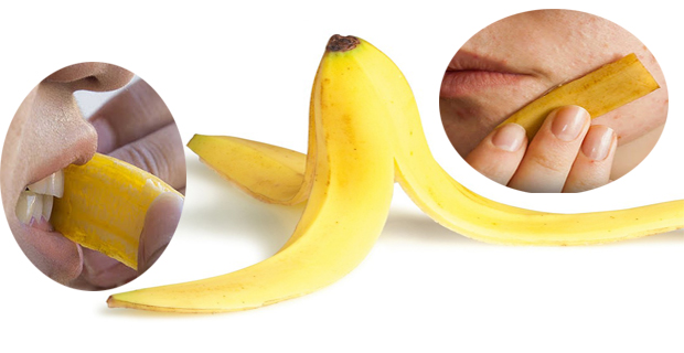 cáscara de un plátano